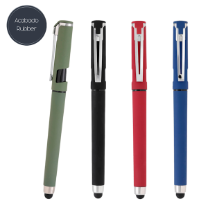 pluma plastico tinta gel