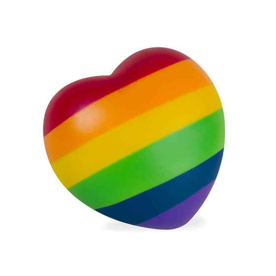 pelota corazon arcoiris