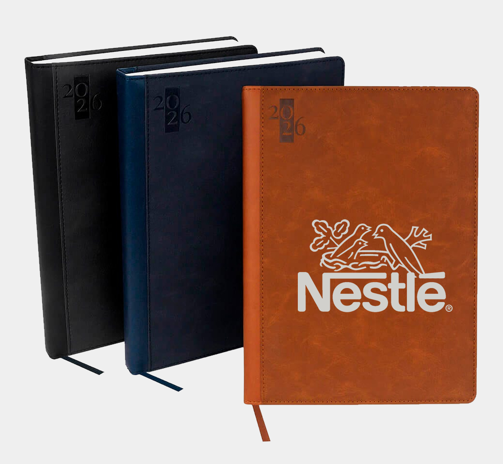 agenda 2026 personalizada con serigrafia