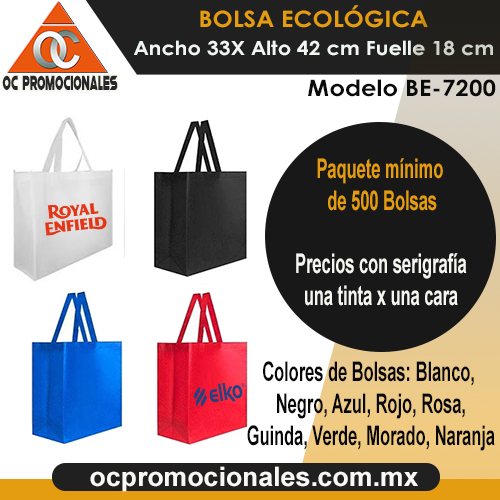 bolsa non woven mayoreo