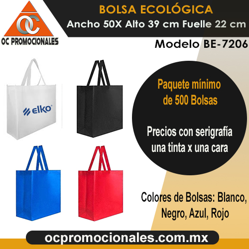 bolsa non woven mayoreo