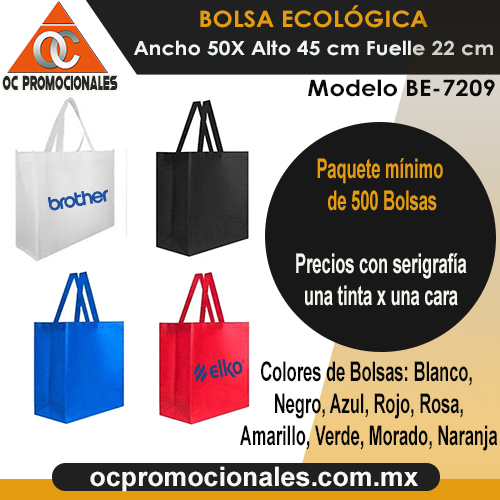 bolsa non woven mayoreo