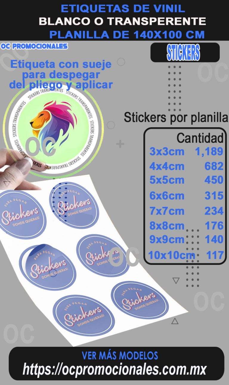 etiquetas de vinil adhesivo