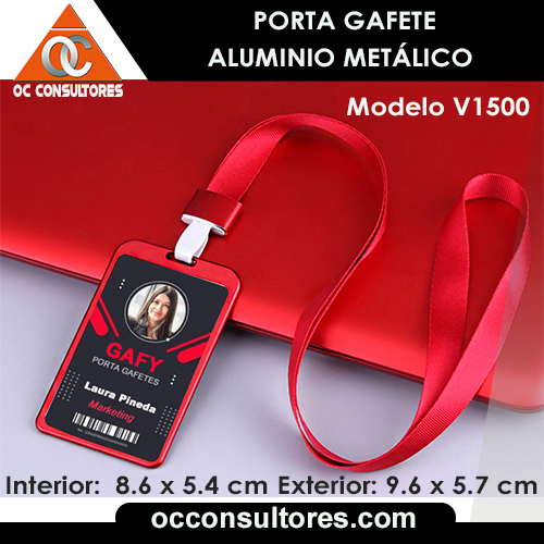 portagafete-aluminio-metalico-rojo