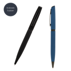 boligrafo metalico azul