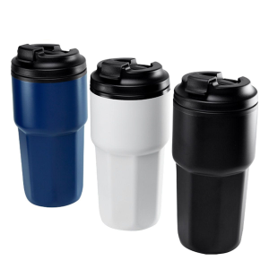 termo azul blanco negro